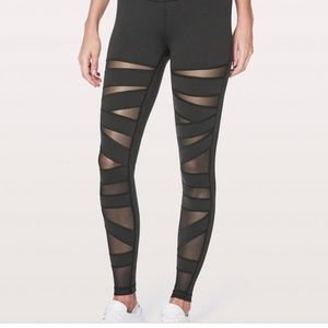 Lululemon high rise mesh leggings